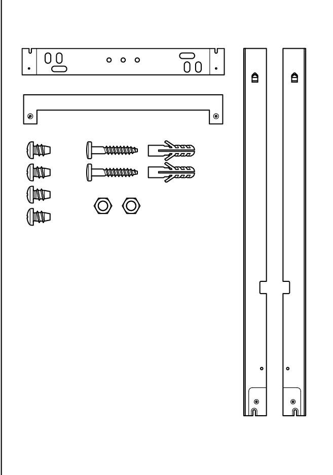 Cadre écarteur 55 mm pour chaudière ATMO/TURBOTEC à utiliser lorsque des tubulures passent derrière la chaudières avec les kits à visser ou les chaudières sans kit réf. 0020050271