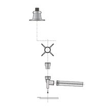 Kit de raccordement cheminée flexible PPS 110 mm colis DY177 réf. 84887577