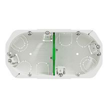 Multifix - boîte d'encastrement - diamètre 67 mm - profondeur 40 mm - 2 postes entraxe 71 mm Réf. IMT35924