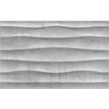 Faïence Arte Deco Infinity blanc mat décor 25x40cm