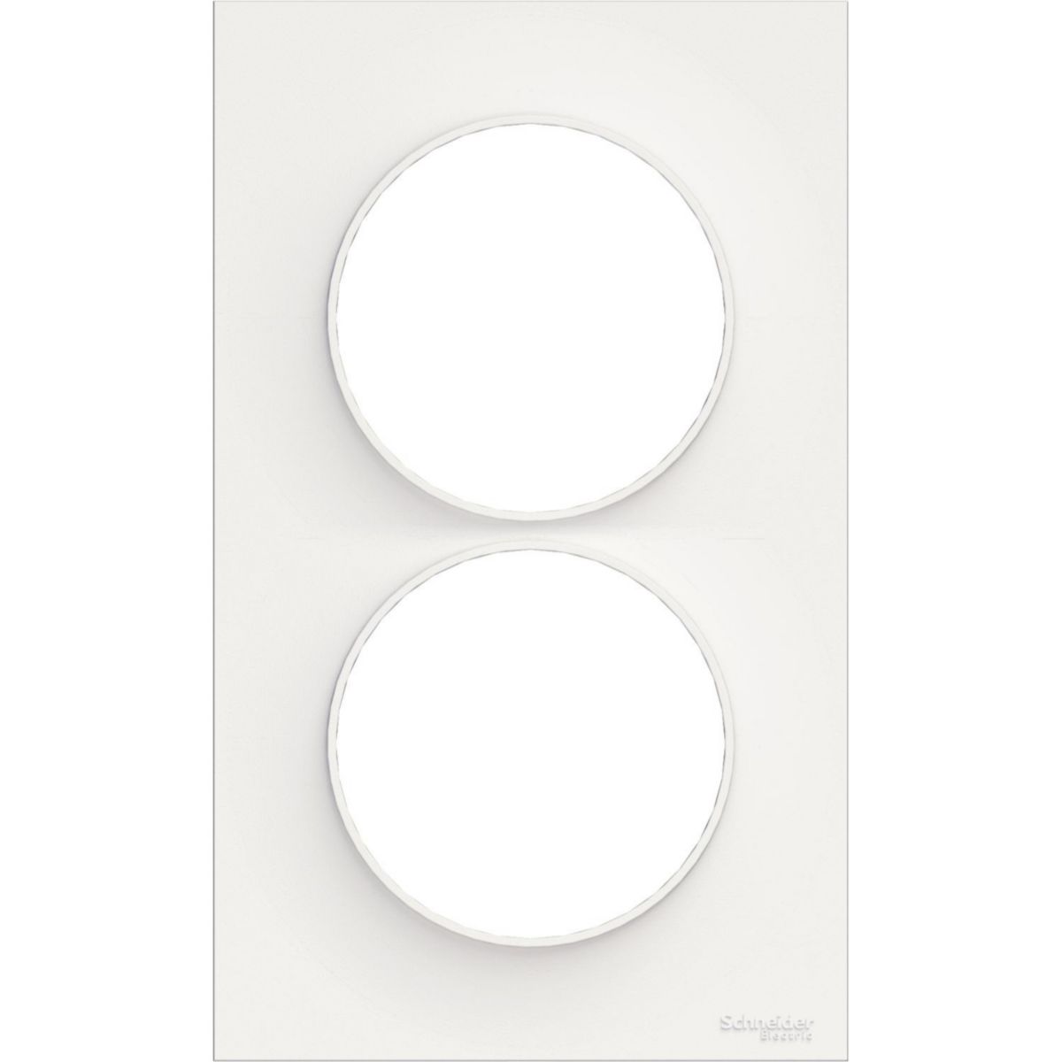 Odace style plaq blanc 2p57 s520714