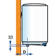 Chauffe-eau électrique bloc sur évier 10 litres Cor-email classe énergétique C réf. 89599002