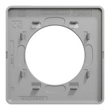 Odace touch, plaque aluminium brossé avec liseré alu 1 poste réf. S530802J