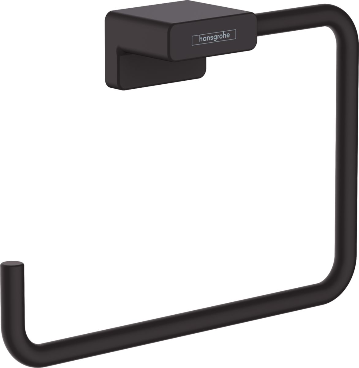 hansgrohe AddStoris Anneau porte-serviette, Noir mat