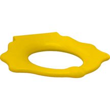 Lunette d'abattant Bambini pour enfants - avec poignées - design tortue - jaune signalisation Réf. 573372000