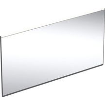 Miroir LED Geberit Option Plus Square avec éclairage direct et indirect,largeur 135cm, hauteur 70cm, Noir mat