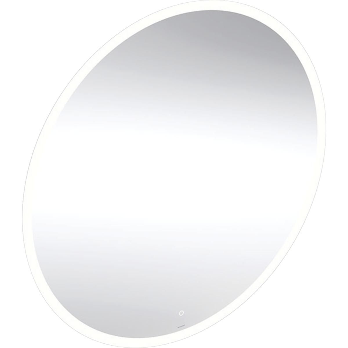 Miroir LED Geberit Option Round, avec éclairage indirect et indirect, diamètre 75cm