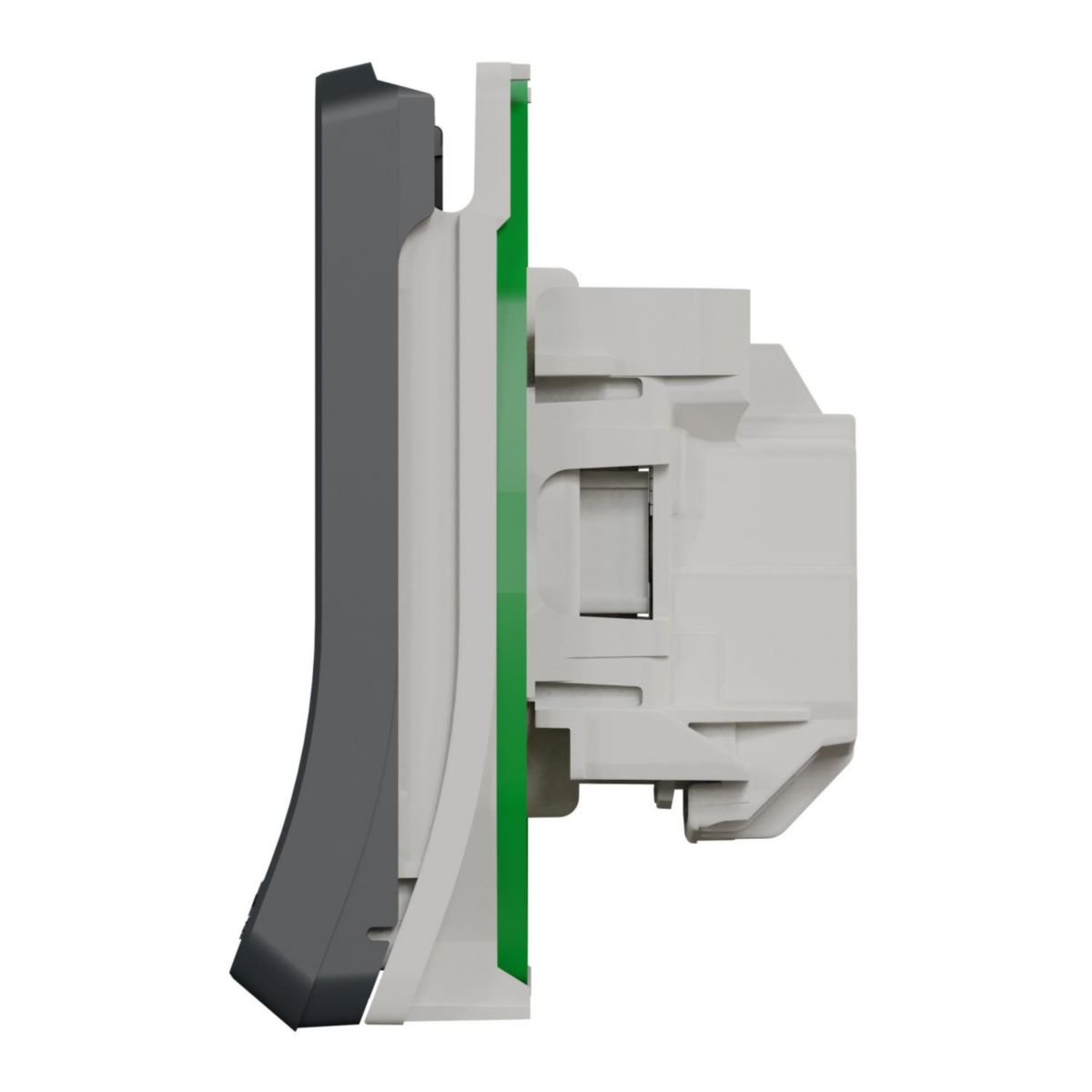 Prise de courant Muréva Styl - 2P+T - connexion par bornes automatiques - MUR36133