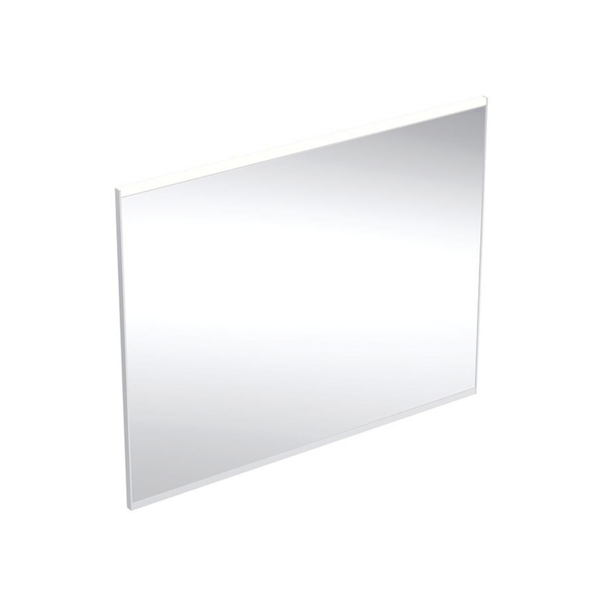 Miroir LED Geberit Option Plus Square avec éclairage direct et indirect,largeur 90cm, hauteur 70cm, Aluminium anodisé