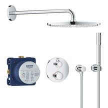 Ensemble de douche avec Rainshower Cosmopolitan 310 Grohtherm Chromé 34731000