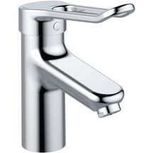 Mitigeur OKYRIS PRO lavabo manette ajourée vidage métal chromé réf. D2463AA