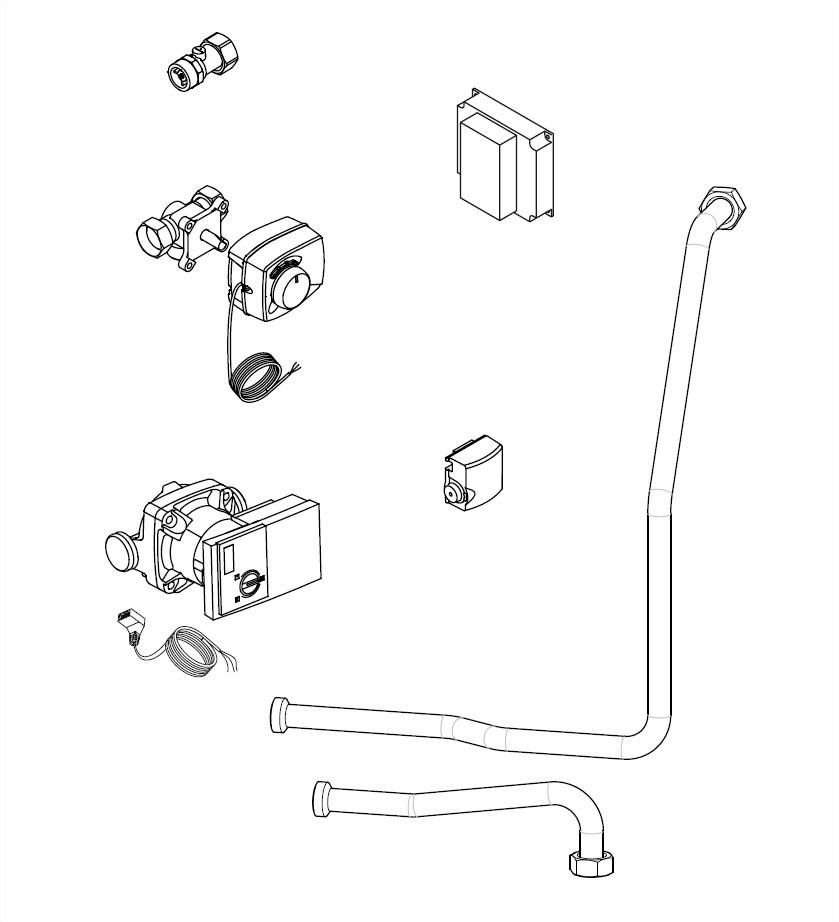 Kit 2ème circuit BT sur vanne Réf 074604