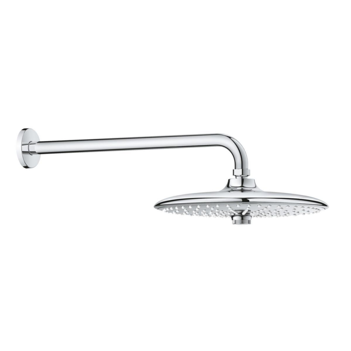 Ensemble douche de tête et bras plafonnier 380 mm, 3 jets Euphoria 260 Chromé 26459000