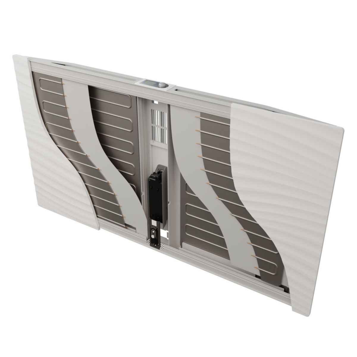 Radiateur électrique Irisium connecté  vertical 1000W blanc  carat Réf. 603210