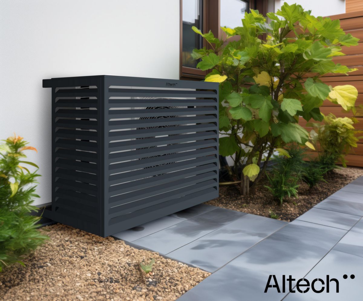 Cache climatisation ALTECH 102x80x50cm anthracite 7016