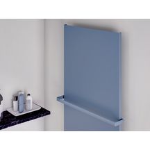 Radiateur sèche-serviettes ACOVA Alizéa Spa Eau Chaude face lisse, 1 barre porte-serviettes et robinet en H coudé blanc, 837W (dT50), haut 1500 mm, larg 600 mm, raccordement par le bas, entraxe 50 mm centré, blanc RAL 9016 Réf. ALI-150-060