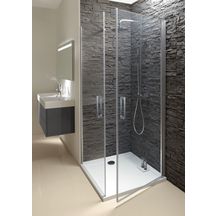 Porte de douche pivotante Contra 90 cm en angle Réf. E22T91-GA