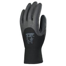 Gants déperlants Euroice noir paume enduit PVC Taille 09 Réf. P6629