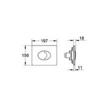 SKATE AIR horizontale 2 capillaires, chromé Réf. 42305000