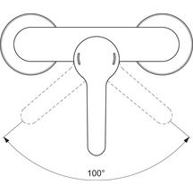 Mitigeur OKYRIS PRO douche chromé réf. D2481AA