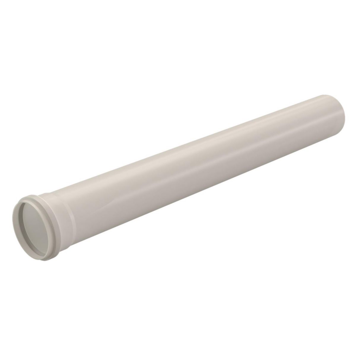 Conduit de visite Chemilux Condensation diamètre 125mm PPtl longueur 2075mm avec joint peroxyde.