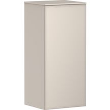 hansgrohe Xevolos E Demi-colonne 400/360 Beige mat, charnière de porte gauche, Façade: Beige métallisé