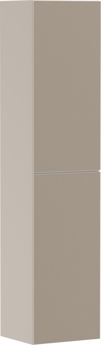 hansgrohe Xevolos E Colonne 400/360 Beige mat, charnière de porte gauche, Façade: Bronze texturé