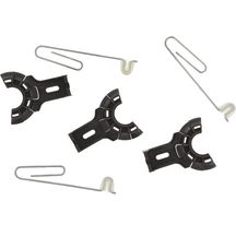 Clip de fixation + entretoise pour thermostat réf. BPZ:AQM63.2