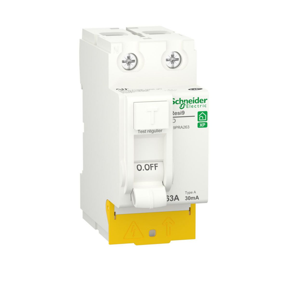 Interrupteur Différentiel XP 2P 63A 30mA A Réf.R9PRA263