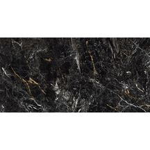 Grès cérame Naxos Rhapsody dark wave rectifié poli 60 x 120 cm 0117426