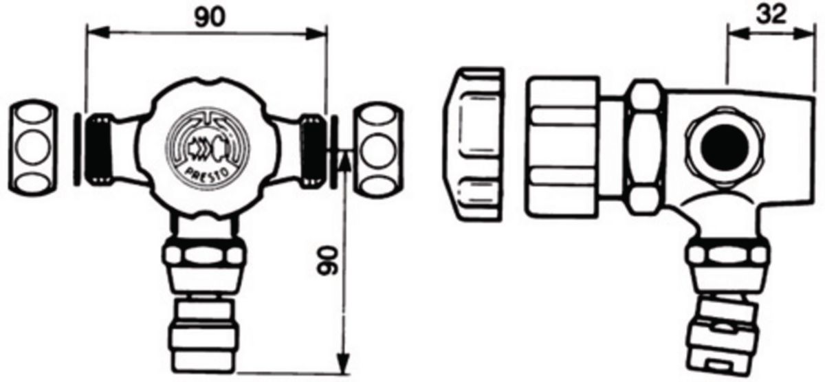 Mitigeur de lavabo avec brise-jet orientable réf. 35912