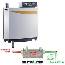 Neutraliseur d'acide des condensats pour chaudière murale gaz 32 kW Raccord 25-32 NEUTRALIZER NEUTR 15 GAZ