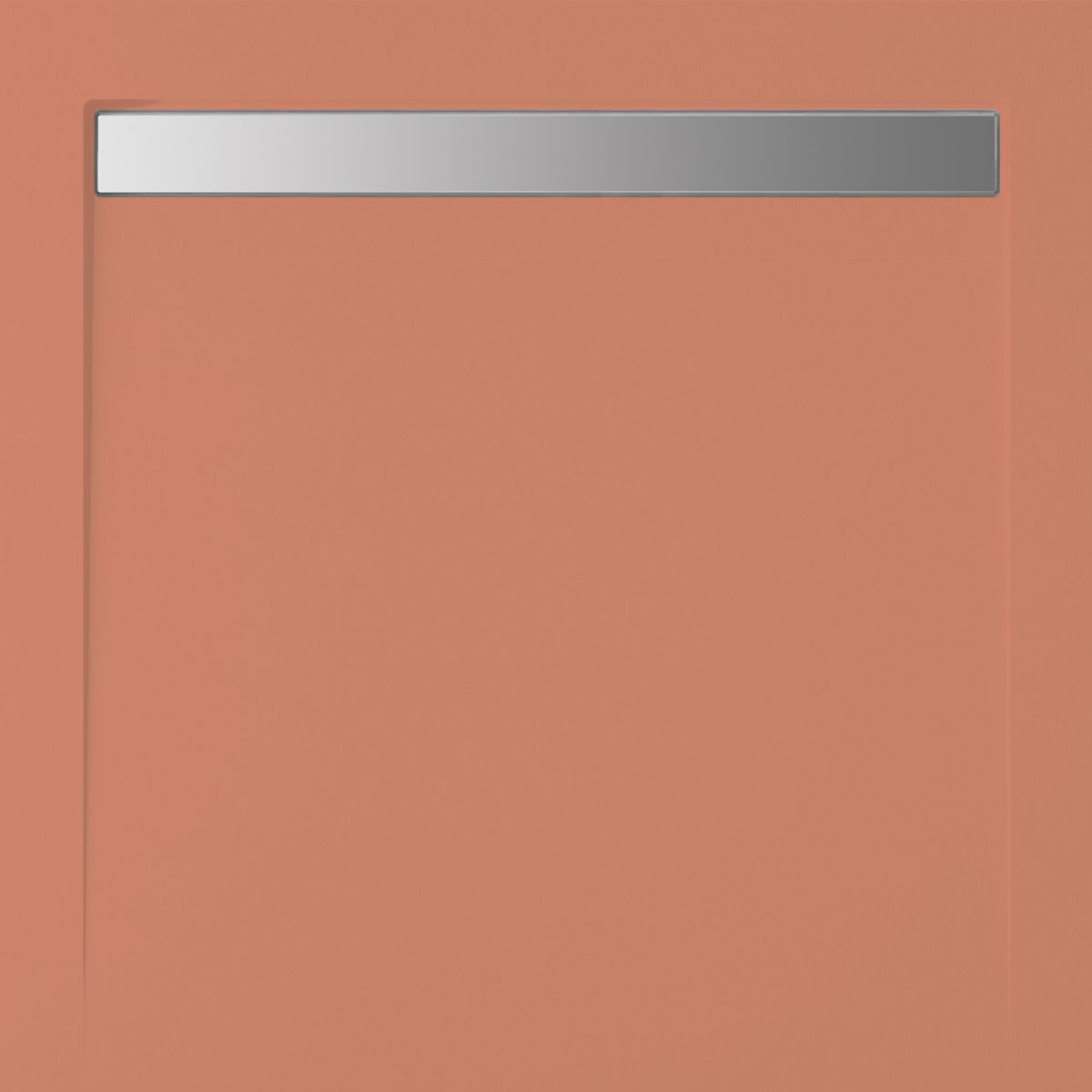 Receveur de douche Line X Kromat Ardoise 100x100 carré Blush Réf. SLIS0876-BLU