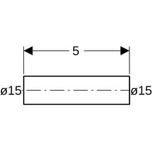 Mamelon D15-12,6mm, acier carbone Réf 22050