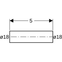 Mamelon D18-15,6mm, acier carbone Réf 22051