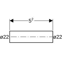 Mamelon D22-19mm, acier carbone Réf 22052