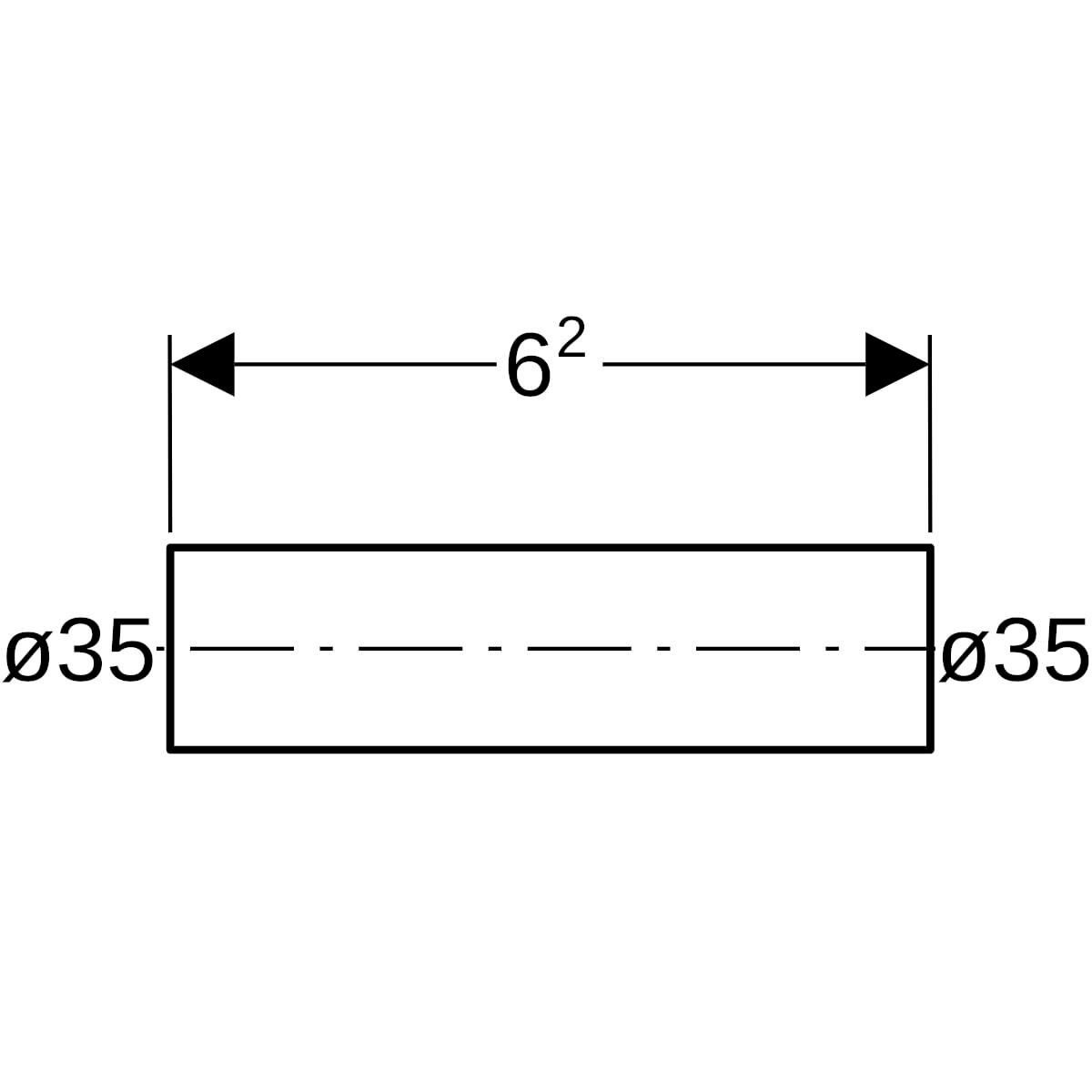 Mamelon D35-32mm, acier carbone Réf 22054