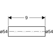 Mamelon D54-51mm, acier carbone Réf 22056