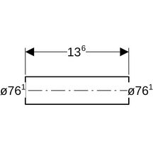 Mamelon D76,1-72,1mm, acier carbone Réf 22057