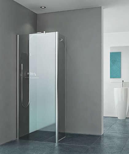 Paroi de douche Equi EI TWA 04020 VPE argent poli verre clair clean Réf. 1406000697