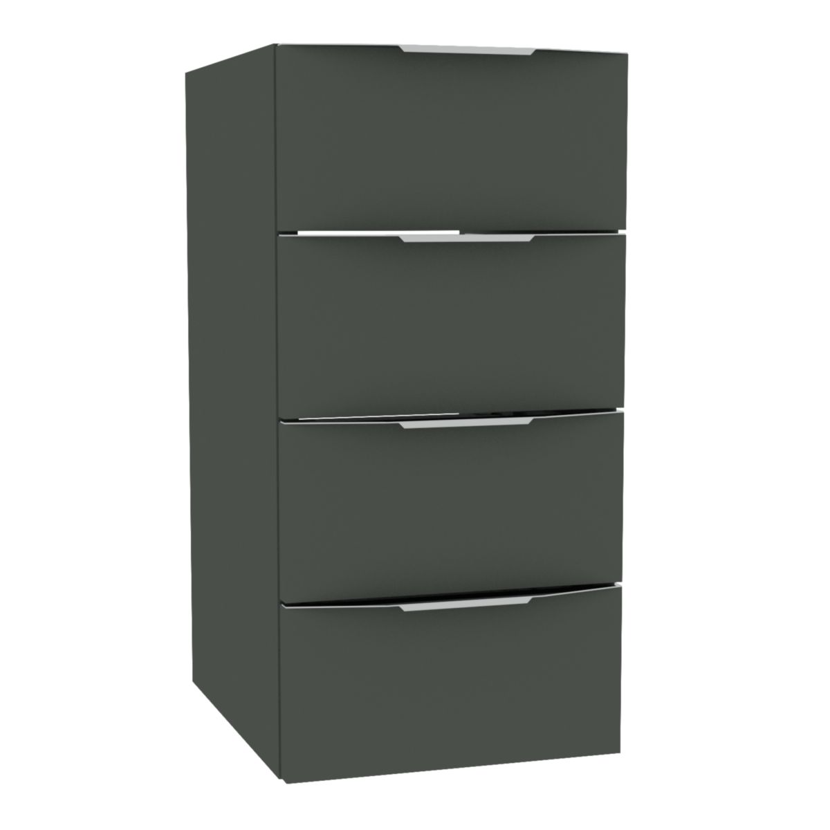 Module sous vasque Alterna Plénitude L30cm 4 tiroirs pour meuble 2 tiroirs P38cm Vert forêt