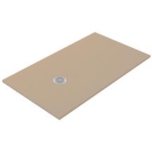 Receveur de douche Neo Plus Kromat Ardoise 80x80 angulaire Cappuccino Réf. SNES0552-CAP