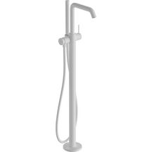 hansgrohe Tecturis S Mitigeur de baignoire encastré, sur pied, avec douchette, Blanc mat