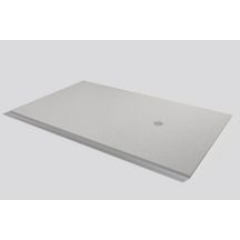 RECEVEUR BASE SLATE 120 MARFIL (160x120). Bonde standard. Grille inox. Possible rebord. Découpe sur-mesure. Réf: 53012593