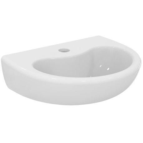 Lavabo Contour 21 40 x 33 perce 1 trou sans trop plein blanc Réf. S264201