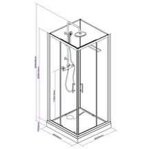 Colonne de douche spécial Cabine Alterna Concerto 2