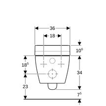 Pack WC lavant dit japonais suspendu  AquaClean TUMA Comfort sans bride Verre blanc Réf. 146.290.SI.1