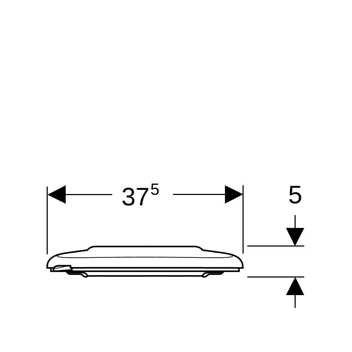 Abattant WC RENOVA COMFORT adapté PMR antibactérien fermeture standard fixation par le haut blanc Réf. 500.679.01.1