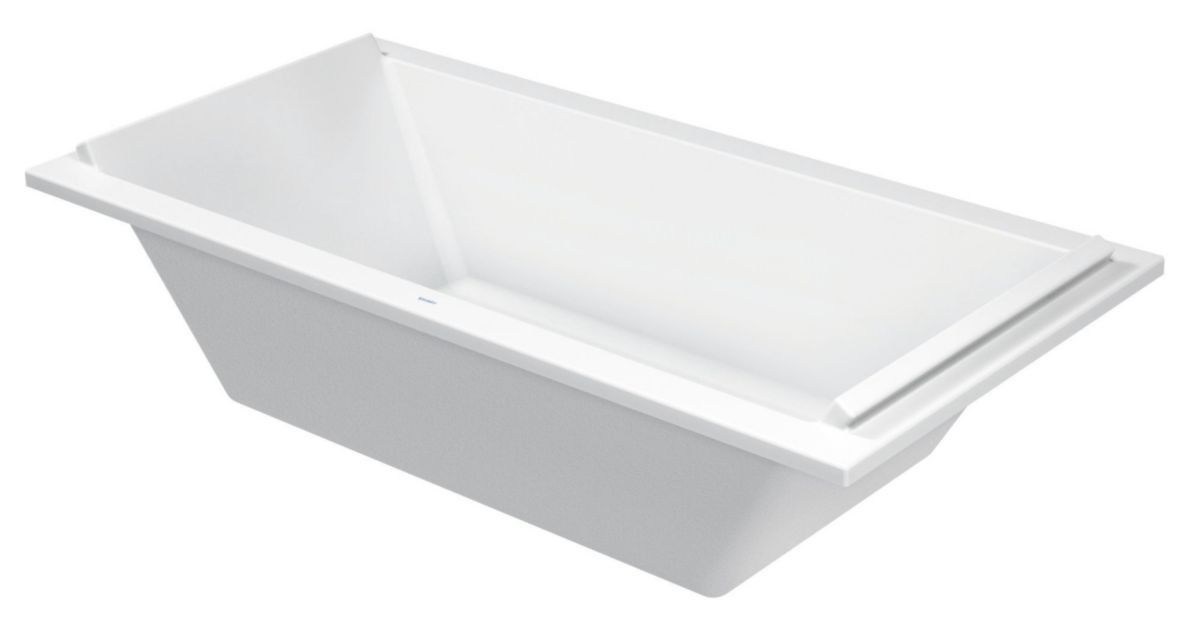 Baignoire Starck 2000x1000mm blanc a encastrer réf. 700341000000000