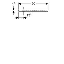 Receveur de douche carré Sestra à poser/à encastrer 90x90cm gris Réf. 550.260.00.2